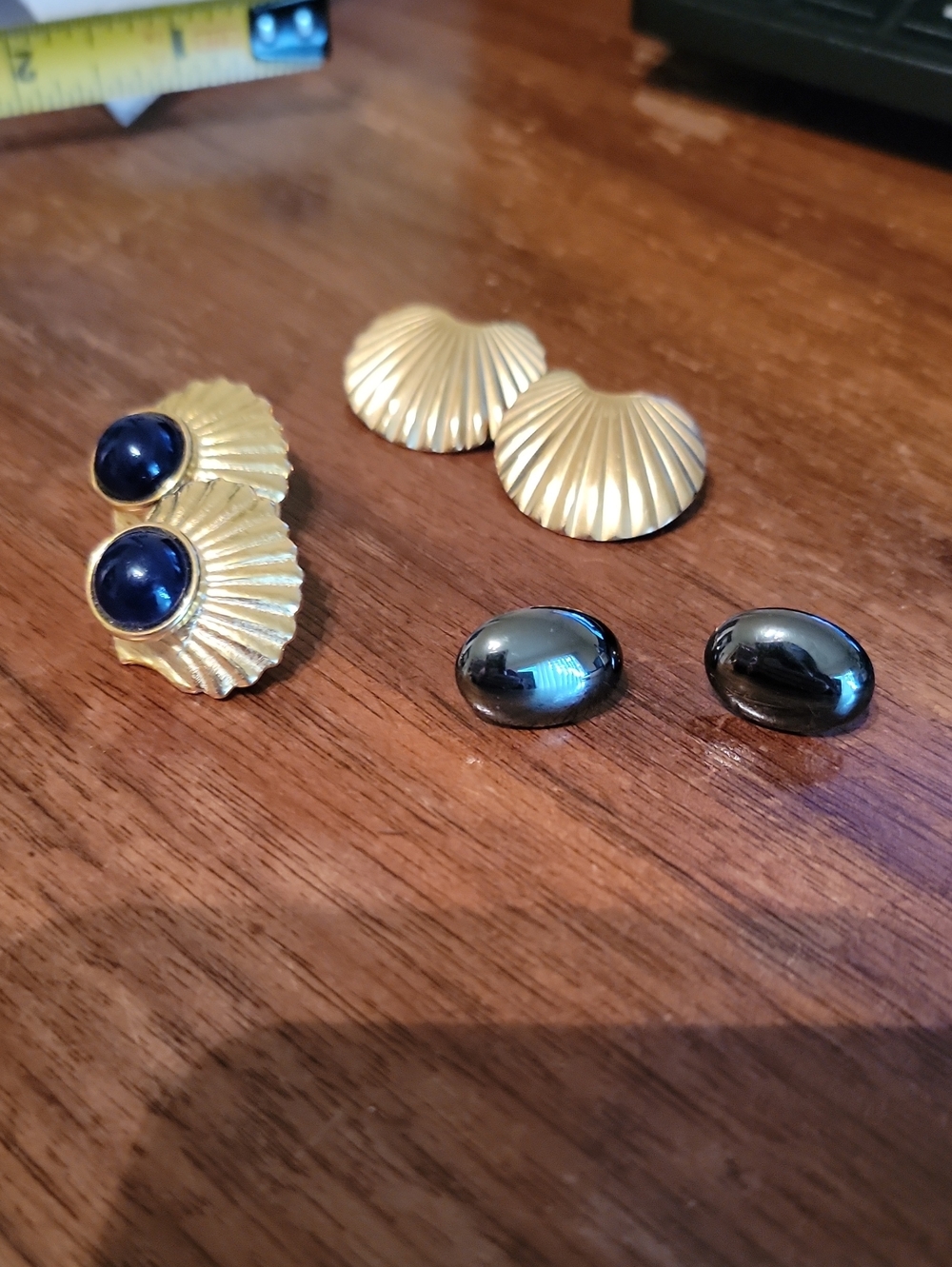 3 Pairs Of Earrings